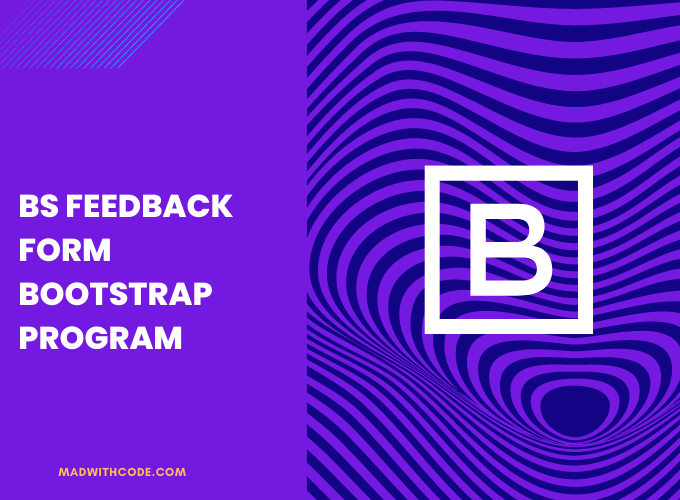 BS Feedback Form bootstrap cognizant handson