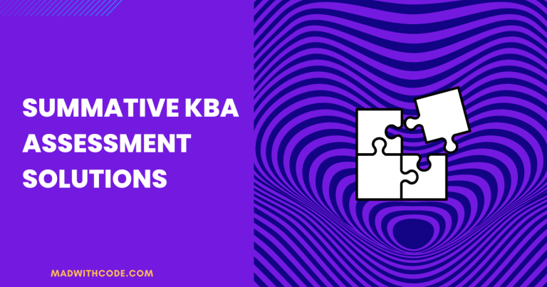 Summative KBA Solutions