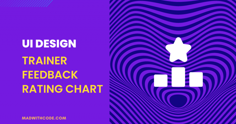 Trainer Feedback Rating Chart CSS Program